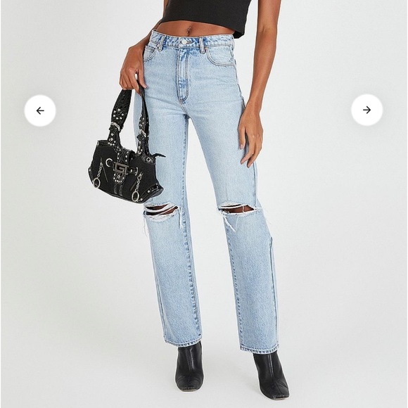 Size 28 | Abrand A 94 High Waisted Straight Jean - Picture 4 of 16